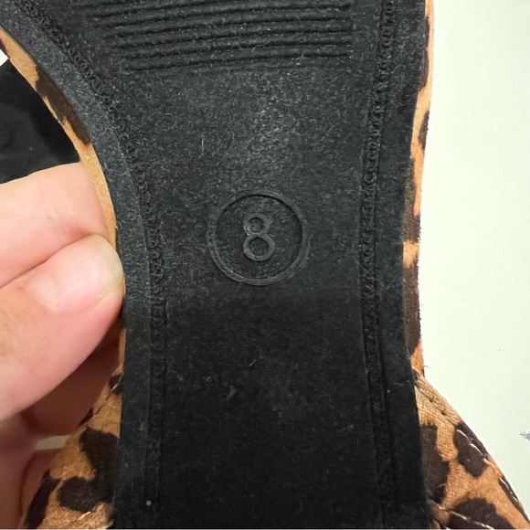 👠 A NEW DAY Winona Ankle Strap Sandals Leopard Print Target Brand NBW si… - Picture 3 of 10